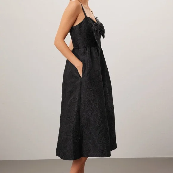 Ellara Midi Bow Dress Lilly Pulitzer sz 4 - Picture 7 of 8